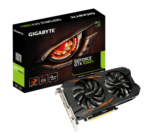 Gigabyte GeForce GTX 1050 Ti WF OC 4GB GDDR5 - 333684 - zdjęcie